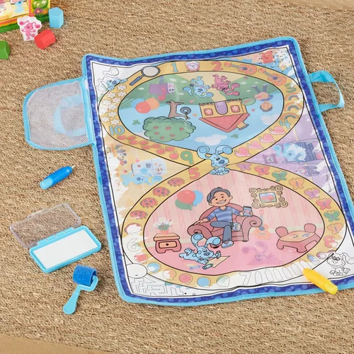 Miniatura 9 de Melissa & Doug Blue's Clues & You! Water Wow! Tapete de actividad (20 x 30 pulgadas) con superficie reutilizable de revelación de agua