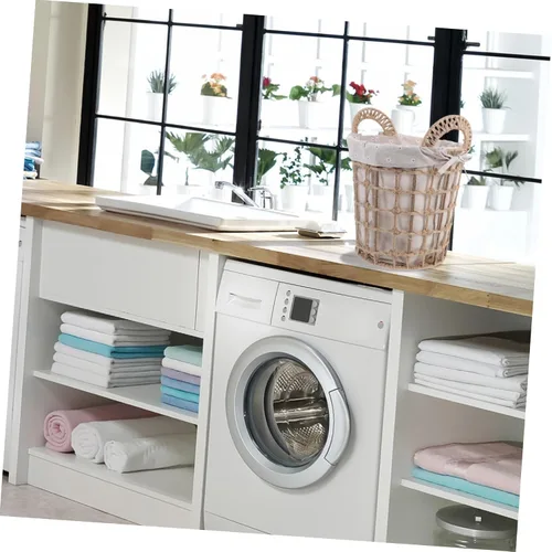 Miniatura 5 de Zerodeko 1 cesta tejida para ropa sucia, cuerda plegable