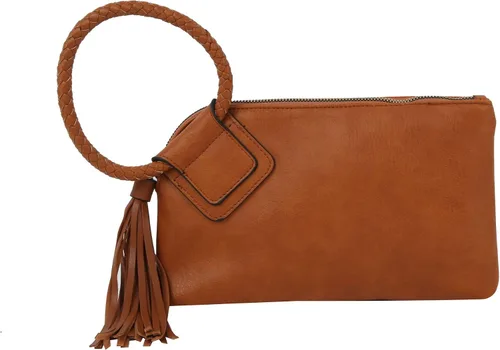 Miniatura 30 de Monedero de mano para mujer, cartera de noche con correa de mano, informal, formal, de cuero vegano, Metro Muse