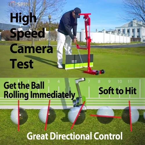Miniatura 3 de TOPSPIN Paleta de putter de golf 3 diseñada para generar fácilmente topspin a través del efecto Gear - JAMESMILR (B3)