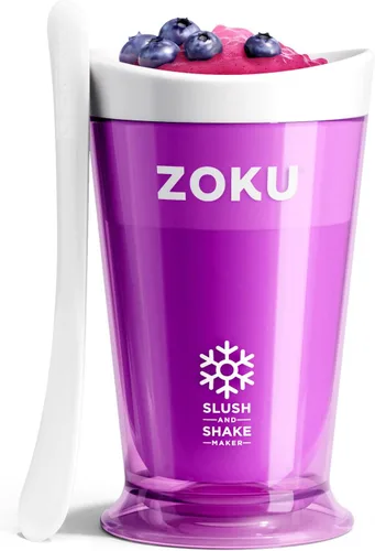 Miniatura 21 de Fábrica de batidos Zoku Slush y Shake Maker, color naranja, Casual, talla única , Azul