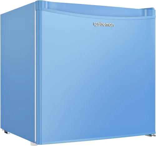 Miniatura 15 de Upstreman - Mini refrigerador de 1.7 pies cúbicos con congelador, esenciales para dormitorio, termostato ajustable, ahorro de energía, bajo nivel