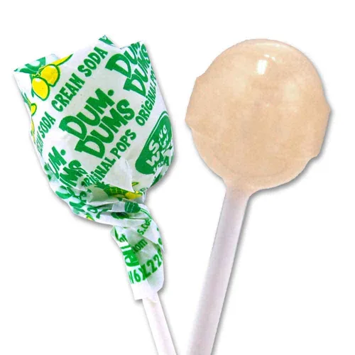 Miniatura 3 de Dum Dums Paletas de Soda de Crema - Caja de Dulces a Granel con Paletas Envueltas Individualmente, Chupetas Gourmet de un Solo Sabor - 50