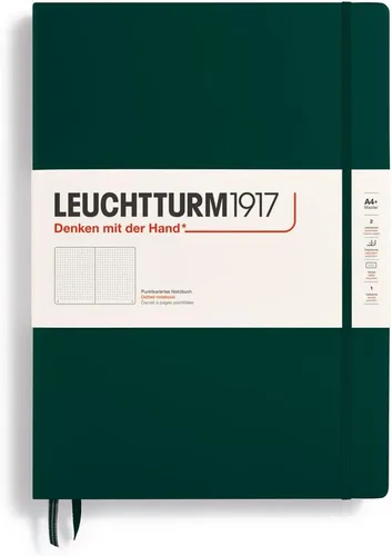 Miniatura 11 de LEUCHTTURM1917 - Cuaderno de tapa dura Master Classic A4+ - 235 páginas numeradas para escritura y diario (negro, a rayas)