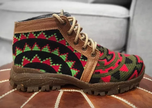 Miniatura 2 de Wayuu - Botines unisex, tejido a mano