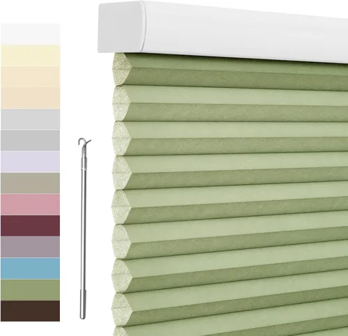 Miniatura 26 de Tonature Persianas Celulares de Tamaño Personalizado para Ventanas Cortinas Blackout sin Cordón Persianas Enrollables Protección UV Aislamiento