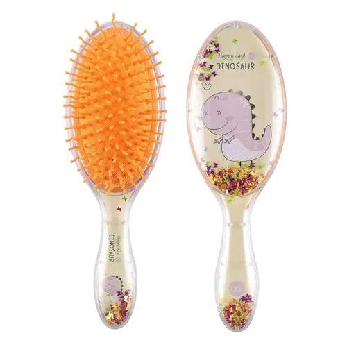 Miniatura 10 de Cepillo desenredante para niños de cabello rizado, elimina suavemente nudos y enredos con facilidad, sin dolor, para todo tipo de cabello, diseño