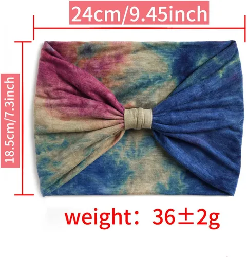 Miniatura 90 de K-Elewon Paquete de 3 diademas elásticas anchas para mujer, bandas para el cabello para yoga, deportes