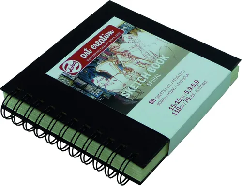 Talens Art Creation Cuaderno de bocetos Espiral 15X15 cm, 80 Pages, 110Gr