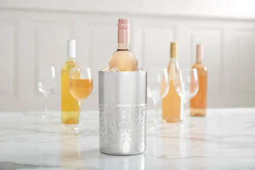 Miniatura 2 de Personalization Universe Lavish - Enfriador de vino personalizado con apellido, grabado personalizado, aislamiento de doble pared, enfriador de vino