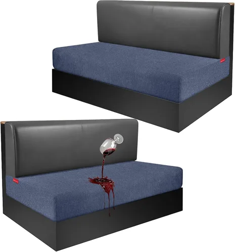 Miniatura 20 de Fundas de cojín impermeables para sofá, funda elástica lavable con diseño elástico antideslizante, protector de muebles para mascotas y niños