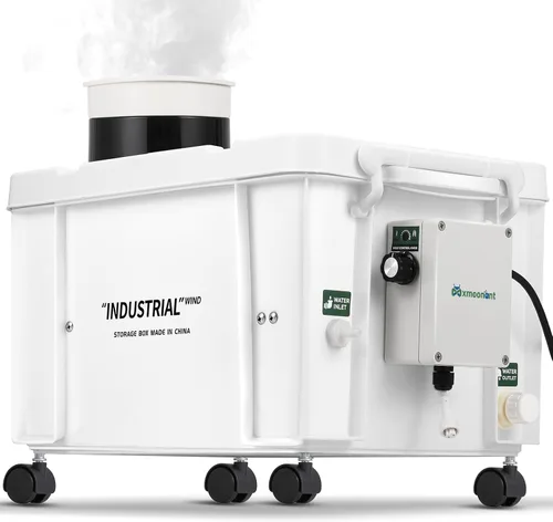 Mxmoonant Kit de humidificador de bricolaje ultrasónico de 22.0 lbs/H, volumen de niebla ajustable | llenado automático de agua | controlador de