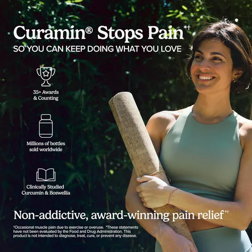 Miniatura 2 de Terry Naturally Curamin Extra Strength - Suplemento de curcumina y boswellia para apoyo de circulación saludable - Suplemento de cúrcuma para apoyar
