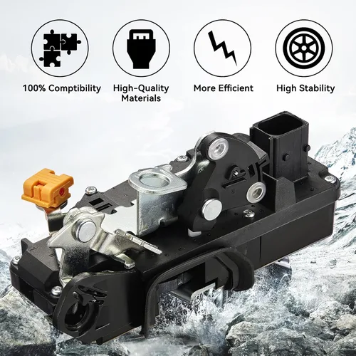 Miniatura 6 de SYERAL Motor eléctrico para cerradura de puerta delantera derecha del lado del pasajero 931-304 compatible con Cadillac Escalade ESV EXT, compatible
