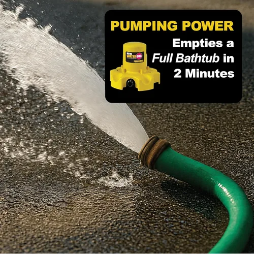 Miniatura 5 de Wayne WaterBUG Bomba automática para cubierta de piscina, bomba de agua sumergible protegida contra congelación para cubiertas de piscina