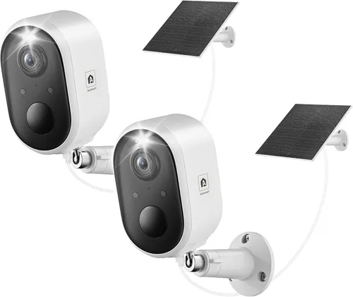 Miniatura 9 de Aurumbach - Cámara de seguridad solar e inalámbrica para exteriores, visión nocturna a color, 2K, detección de movimiento PIR, batería, WiFi 2.4