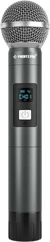 Phenyx Pro Micrófono inalámbrico portátil, micrófono dinámico UHF de 900 MHz, micrófono inalámbrico de metal, transmisor de mano para PDP-1/2 en