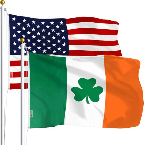 Miniatura 10 de G128 Paquete Combo: Bandera Americana de EE. UU. 3 x 5 pies 75D con estrellas impresas y Bandera de México (mexicana) 3 x 5 pies 75D impresa Estados