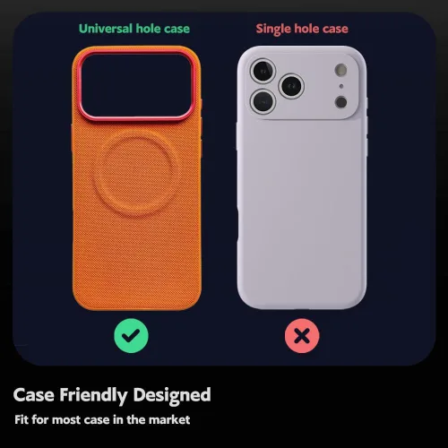 Miniatura 5 de para iPhone 17 Pro protector de cámara (Paquete de 2), Estuche mate de aleación de aluminio con protector de pantalla de cámara de vidrio templado