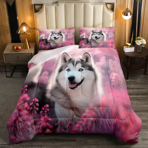 Miniatura 9 de Erosebridal Juego de ropa de cama individual de animales del zoológico para niños, lindo juego de edredón de animales salvajes de dibujos animados