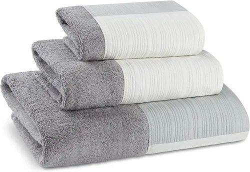 Miniatura 51 de Zahari Home Capri - Juego de toallas de baño de 3 piezas, toalla de baño, toalla de mano y toalla facial, decoración moderna, hermoso diseño único