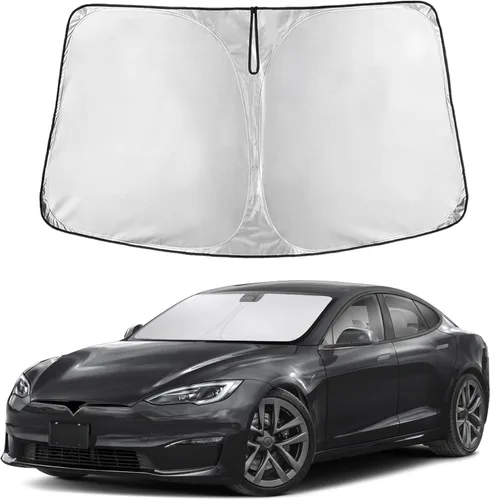 Miniatura 143 de EcoNour Parasol para parabrisas compatible con Hyundai Tucson 2016-2019 2020 2021, visera solar para parabrisas delantero y ventana, bloqueador