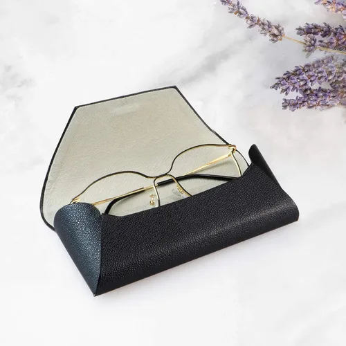 Miniatura 5 de LifeArt Funda rígida para gafas de sol funda de piel sintética de moda ligera