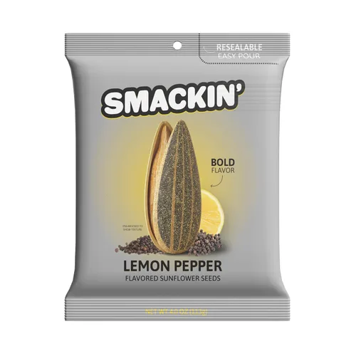 Miniatura 10 de SMACKIN' - Semillas de girasol tostadas extragrandes, sin quemadura salada, hechas en Estados Unidos, fácil de verter y sellar - Crema agria
