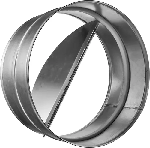 Miniatura 9 de Vent Systems Amortiguador de corriente trasera de 10 pulgadas, conector de conducto de acero galvanizado para flujo de aire unidireccional