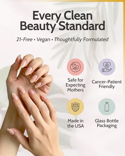 Miniatura 3 de karma organic Capa Base y Capa Superior 2 en 1 Esmalte de Uñas, Polvo de Inmersión y Activador de Base Polygel, Esmalte de Uñas Transparente