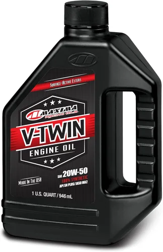 Miniatura 2 de Maxima Racing Oils 30-11901-2PK V-Twin 20w50 Aceite de motor sintético completo, botella de 32 onzas, paquete de 2