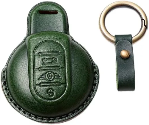 Miniatura 14 de SANRILY Funda para llavero para Mini Cooper sin llave, Negro