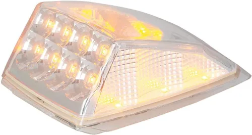 Miniatura 8 de GG Grand General 77564 Spyder Amber/Amber 17 LED Cab Light con carcasa de plástico cromado para modelos Grakon 5000