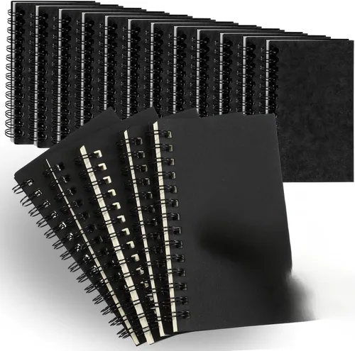 Jutom 18 piezas de pequeños cuadernos en espiral, blocs de notas 3x5 a granel, pequeños cuadernos de bolsillo, mini blocs de notas con páginas