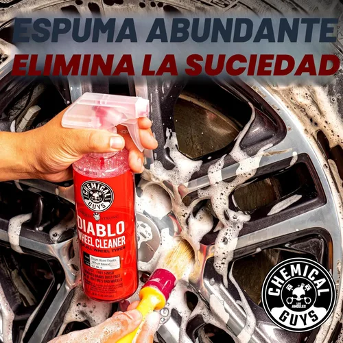 Miniatura 7 de Chemical Guys Diablo - Aerosol limpiador de ruedas, paquete de 2 botellas de 16 onzas, seguro en todos los acabados de ruedas y llantas, fórmula