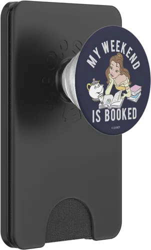 Miniatura 7 de Disney La Bella y la Bestia "Belle My Weekend is Booked" PopSockets Adhesivo PopGrip