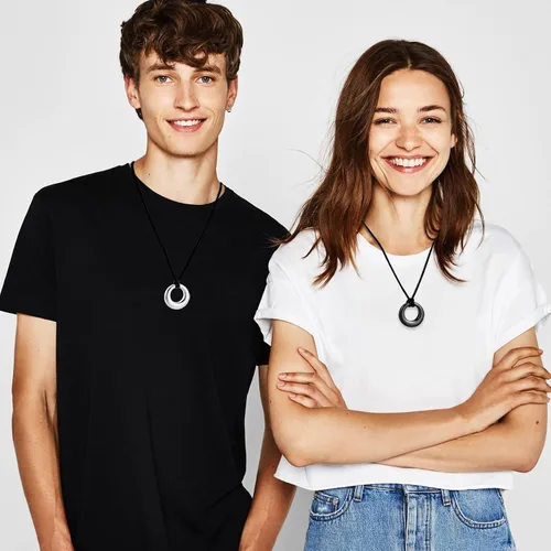 Miniatura 9 de Hearbeingt Collar de urna de cremación para cenizas para mujeres y hombres, colgante conmemorativo de la eternidad del círculo de la vida, joyería