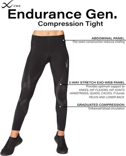 Miniatura 4 de CW-X Generador de resistencia para mujer, soporte articular y muscular, compresión apretada