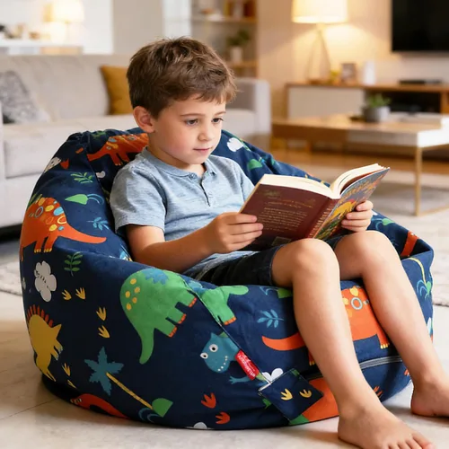 Miniatura 24 de YuppieLife Funda para puf de almacenamiento de animales para niños