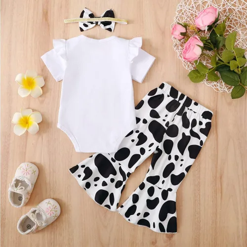 Miniatura 4 de Slanavel Traje de primer cumpleaños para niña, ropa de primer cumpleaños para niña, disfraz de vaca sagrada, disfraz de niña de cumpleaños