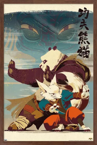 Miniatura 7 de Trends International Kung Fu Panda 4 - Póster de pared, 34 pulgadas de largo x 22.4 pulgadas, versión sin marco