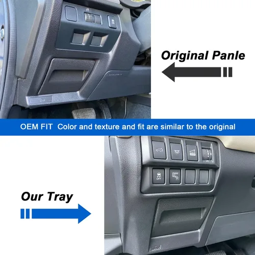 Miniatura 3 de Caja de fusibles, bandeja de almacenamiento de monedas compatible con Subaru Crosstrek XV Forester Legacy Outback Impreza WRX STI, accesorios