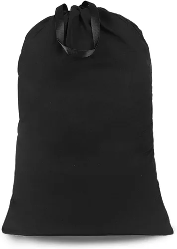 Miniatura 19 de Bolsa de lavandería extra grande con cordón y asa, bolsa de ropa sucia de viaje resistente para lavandería y hogar, forro duradero para cesta
