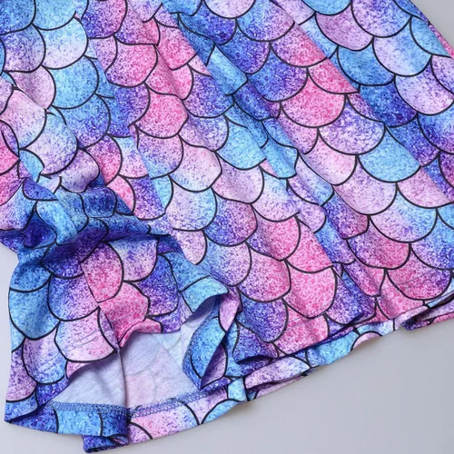 Miniatura 5 de Jxstar Vestidos a juego para niñas y muñecas de manga larga con diseño de unicornio y sirena