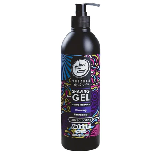 Rolda Midnight Ginseng - Gel de afeitar para pieles sensibles, gel de afeitar transparente y no espumoso para hombres, gel de afeitado sin golpes,