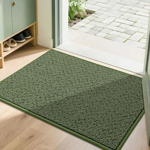 Miniatura 14 de COSY HOMEER Alfombra de pasillo de 2 pies 7 x 10 pies, antideslizante, lavable, absorbente, resistente a las manchas, alfombra para pasillo, entrada