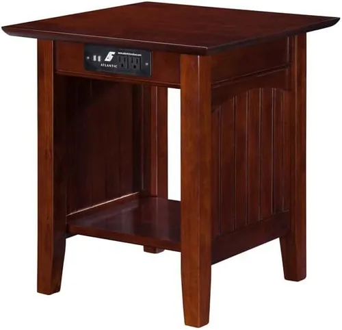 Miniatura 13 de Mesa Atlantic Furniture AH13312 Nantucket, mesa auxiliar, Madera, Driftwood