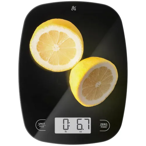 Miniatura 14 de Greater Goods Báscula de alimentos – Báscula digital de cocina, precisión de 1g (0.035 oz), tara fácil y conversión rápida, diseño compacto delgado