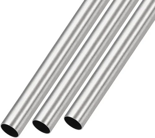 Miniatura 26 de METALLIXITY Tubo de acero inoxidable 304 (0.276 in de diámetro exterior x 0.031 in de alto x 11.811 in de largo) 3 piezas, tubo recto, para muebles