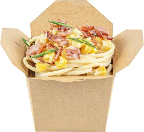 Miniatura 5 de Restaurantware Bio Tek - Cajas chinas de 8 onzas para llevar, 25 cajas de comida a prueba de grasa, con bloqueo de pestañas, papel kraft
